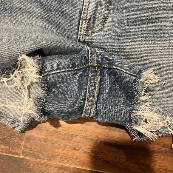 Madewell The Perfect Jean Short Blue size 25 - Picture 6 of 9